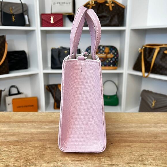 Givenchy Mini Logo Shopping Tote Bag Light Beige and Light Pink - Picture 6 of 10